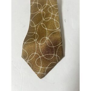 Vintage Giorgio Armani Cravatte Mens Necktie‎ Geometric Pattern 100% Pure Silk